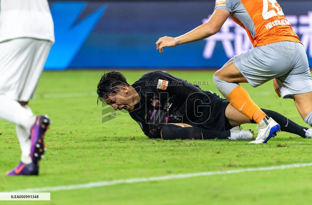 (SP)CHINA-MEIZHOU-FOOTBALL-CSL-BEIJING VS SHENZHEN(CN)