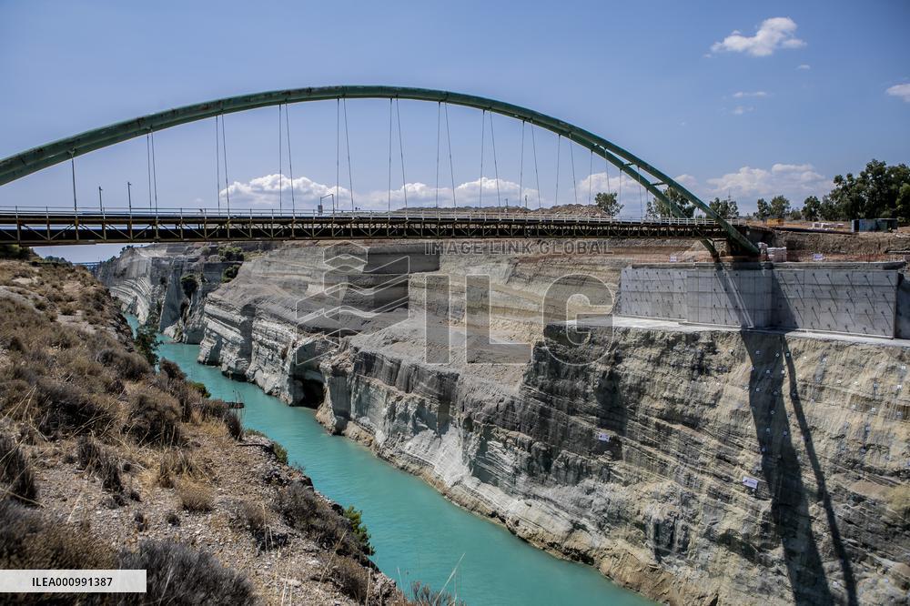 GREECE-CORINTH CANAL-SHIPPING-REOPENING
