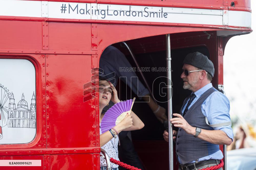 BRITAIN-LONDON-HOT WEATHER