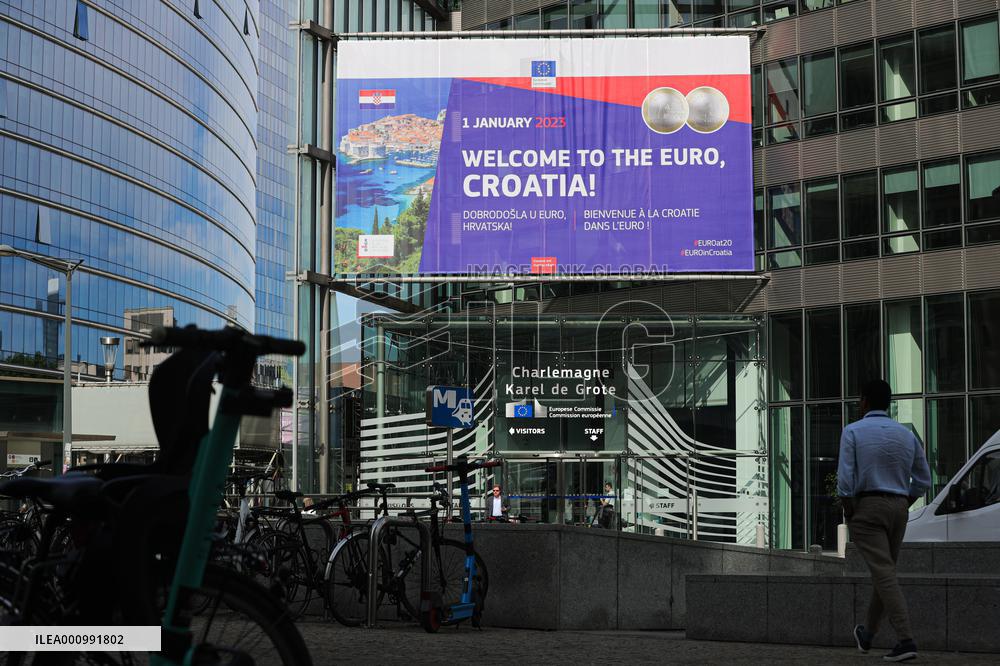 BELGIUM-BRUSSELS-EU-CROATIA-EURO