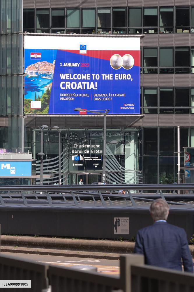BELGIUM-BRUSSELS-EU-CROATIA-EURO