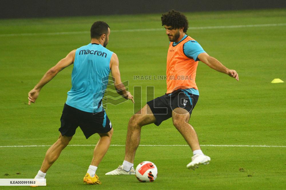 (SP)SINGAPORE-FOOTBALL-CRYSTAL PALACE FC-PRE-SEASON MATCH-TRAINING
