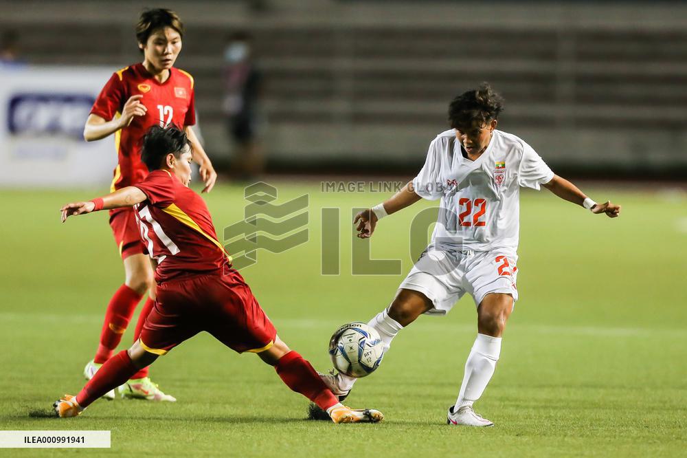 (SP)PHILIPPINES-MANILA-FOOTBALL-AFF WOMEN'S CHAMPIONSHIP-VIE VS MYA