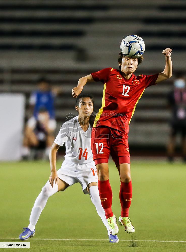 (SP)PHILIPPINES-MANILA-FOOTBALL-AFF WOMEN'S CHAMPIONSHIP-VIE VS MYA