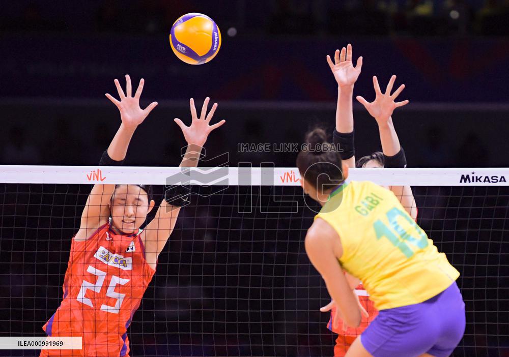 (SP)TURKEY-ANKARA-VOLLEYBALL-NATIONS LEAGUE-WOMEN-QUARTERFINALS-BRA VS JPN