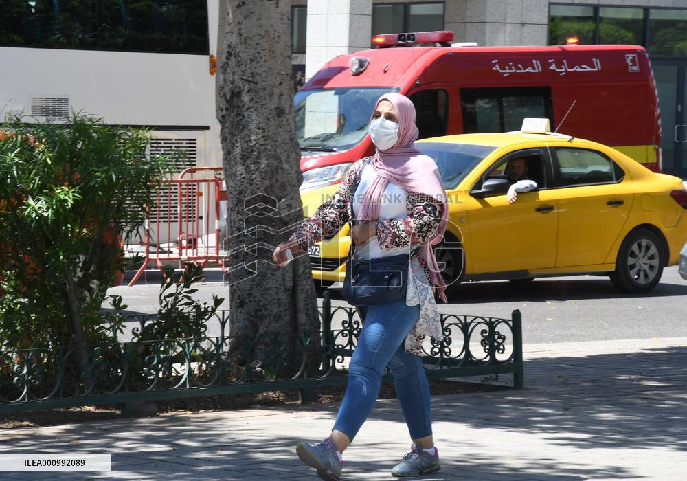 TUNISIA-COVID-19-REBOUND