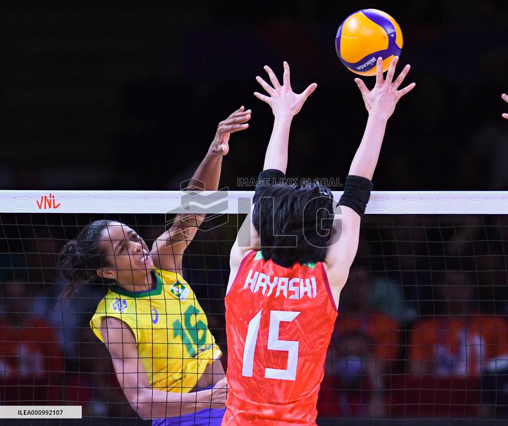 (SP)TURKEY-ANKARA-VOLLEYBALL-NATIONS LEAGUE-WOMEN-QUARTERFINALS-BRA VS JPN