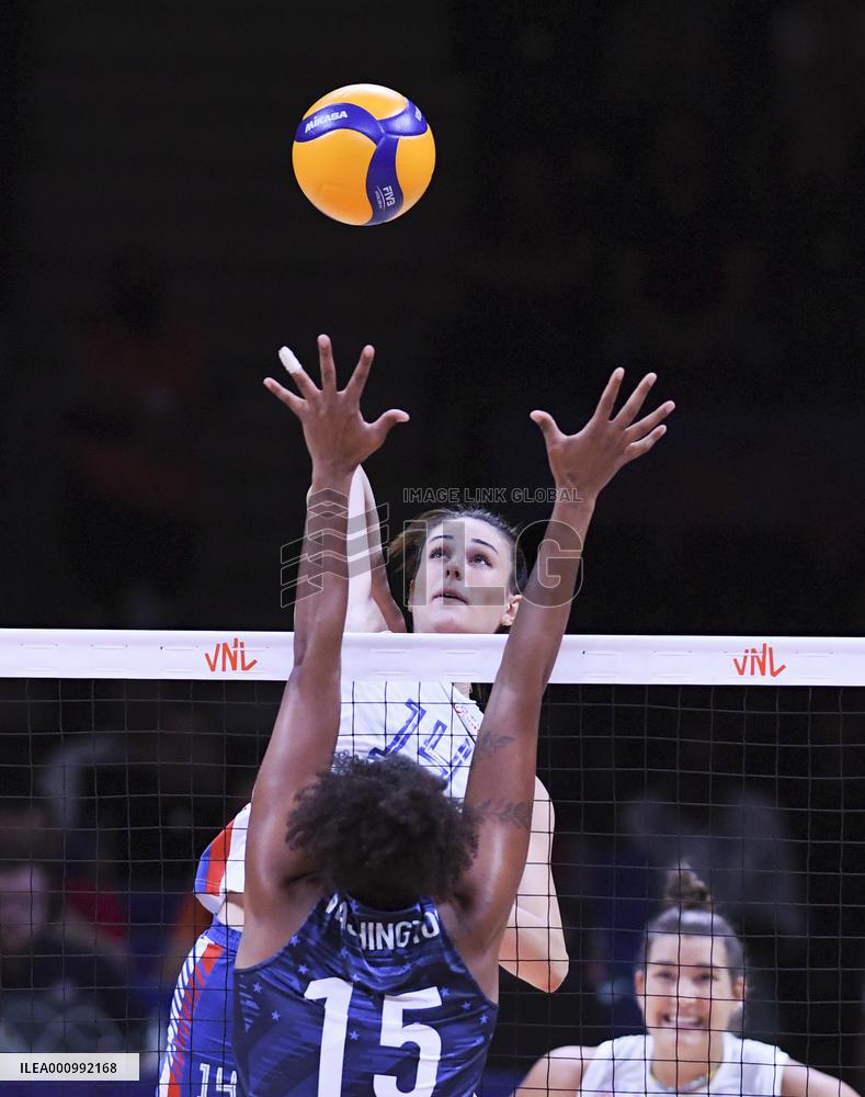 (SP)TURKEY-ANKARA-VOLLEYBALL-NATIONS LEAGUE-WOMEN-QUARTERFINALS-USA VS SRB