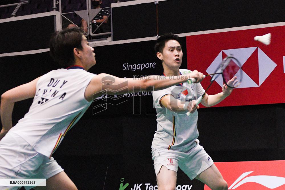 (SP)SINGAPORE-BADMINTON-SINGAPORE OPEN 2022