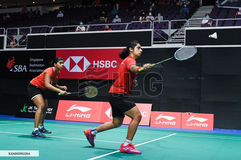 (SP)SINGAPORE-BADMINTON-SINGAPORE OPEN 2022
