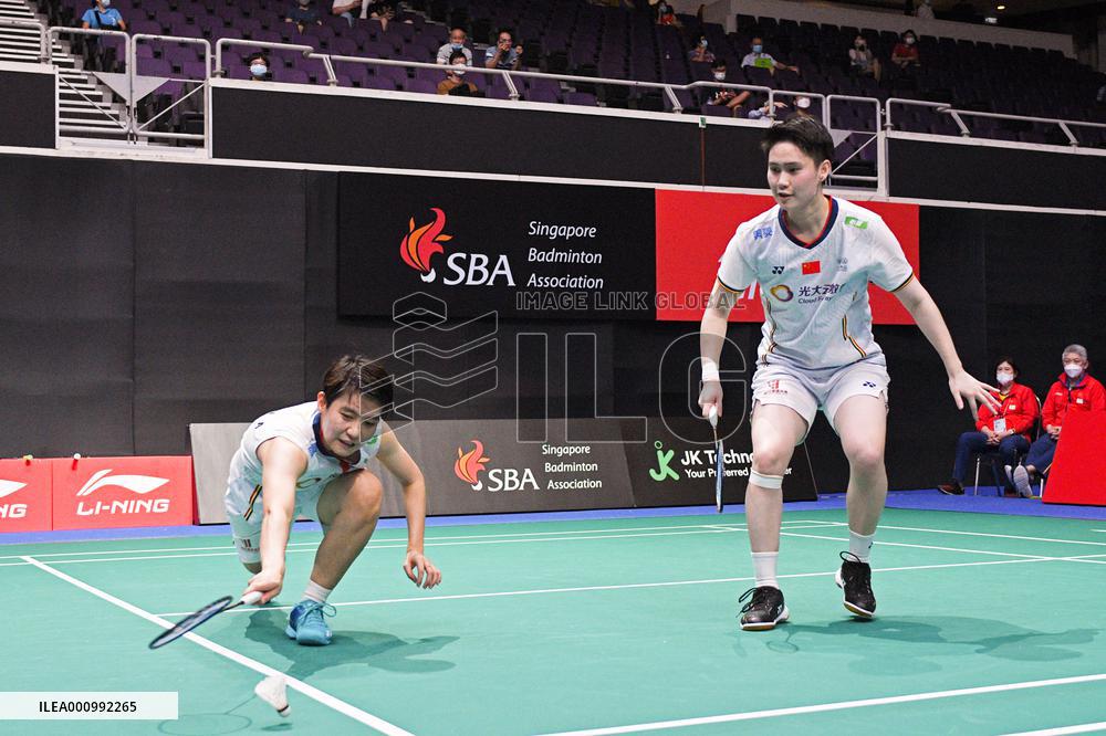 (SP)SINGAPORE-BADMINTON-SINGAPORE OPEN 2022