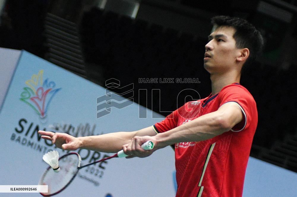 (SP)SINGAPORE-BADMINTON-SINGAPORE OPEN-MEN'S SINGLES