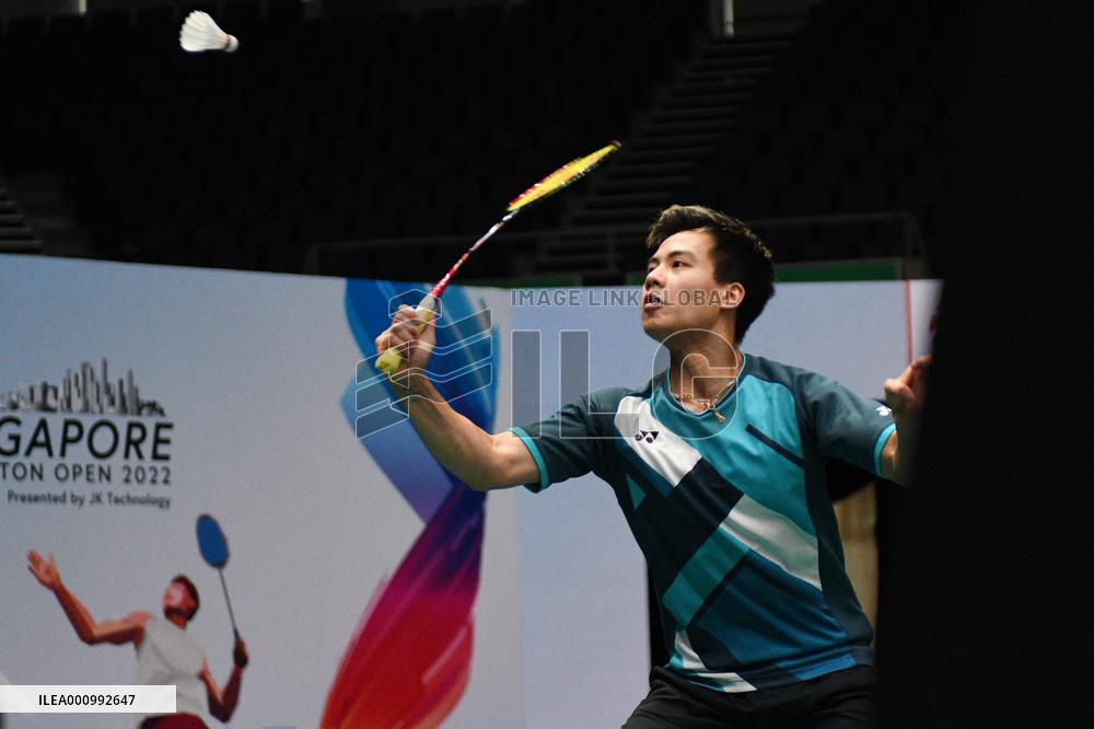 (SP)SINGAPORE-BADMINTON-SINGAPORE OPEN-MEN'S SINGLES