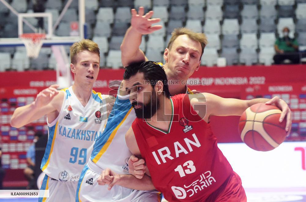 (SP)INDONESIA-JAKARTA-BASKETBALL-FIBA ASIA CUP 2022-KAZ VS IRI