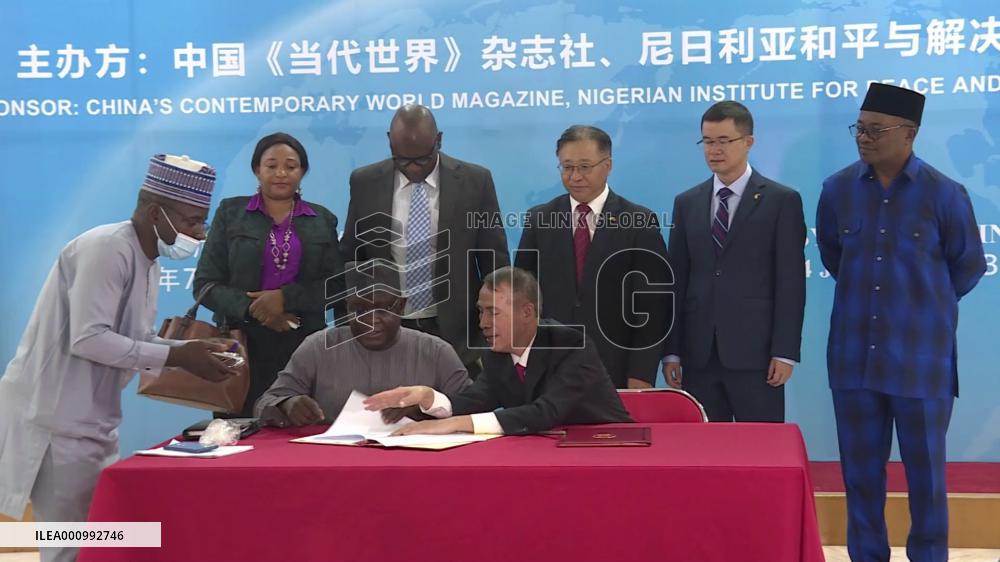 Nigerian think tank inks deal with Chinese partner to co-publish, distribute magazine