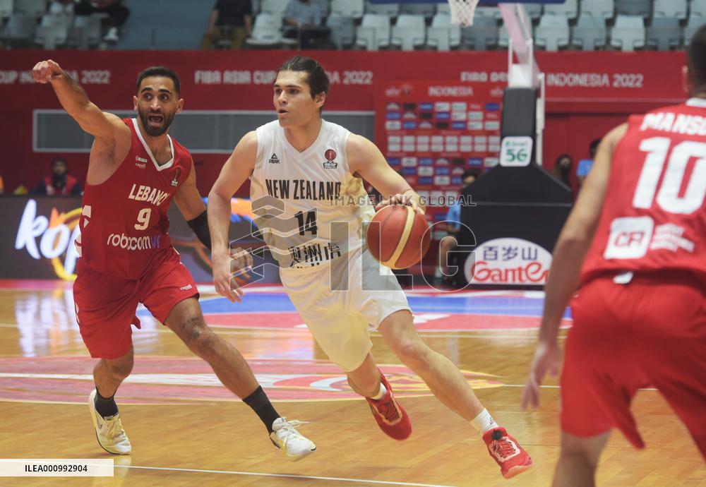 (SP)INDONESIA-JAKARTA-BASKETBALL-FIBA ASIA CUP 2022-NZL VS LBN