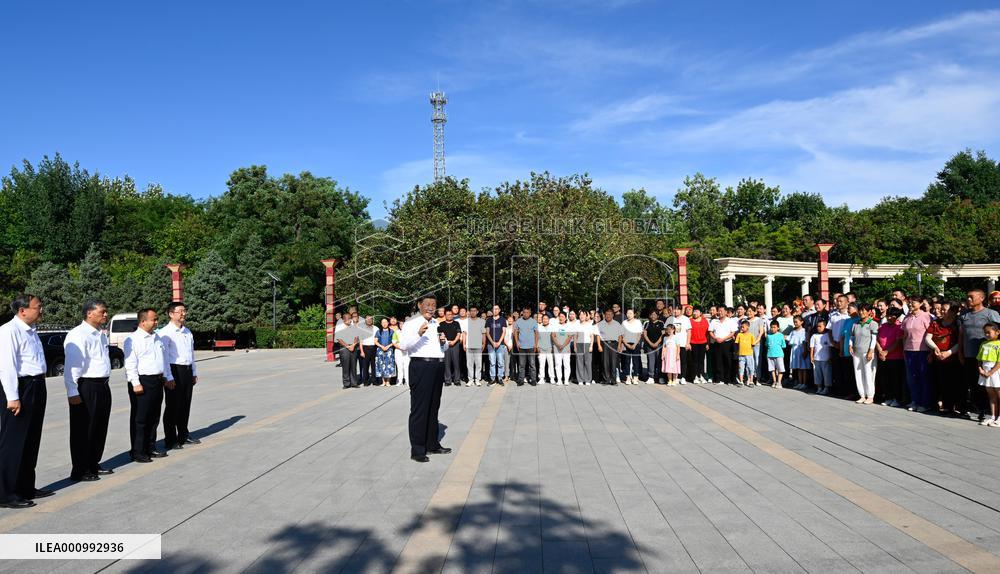 CHINA-XINJIANG-XI JINPING-INSPECTION (CN)