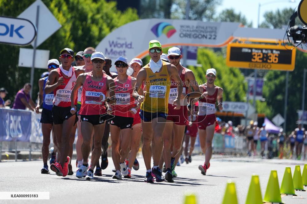 (SP)U.S.-EUGENE-ATHLETICS-WORLD CHAMPIONSHIPS-MEN'S 20KM RACE WALK