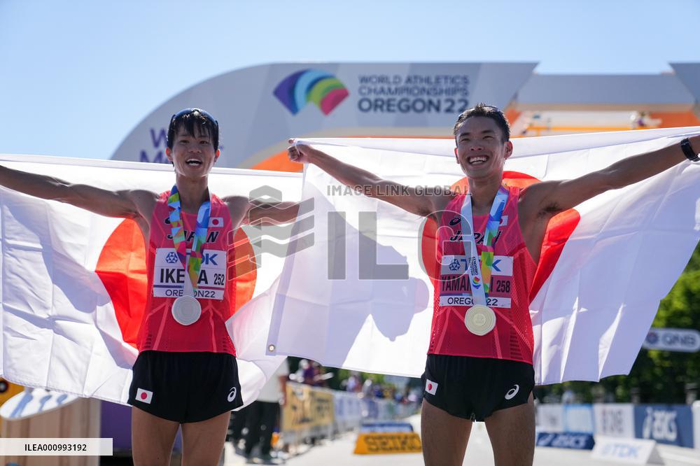 (SP)U.S.-EUGENE-ATHLETICS-WORLD CHAMPIONSHIPS-MEN'S 20KM RACE WALK
