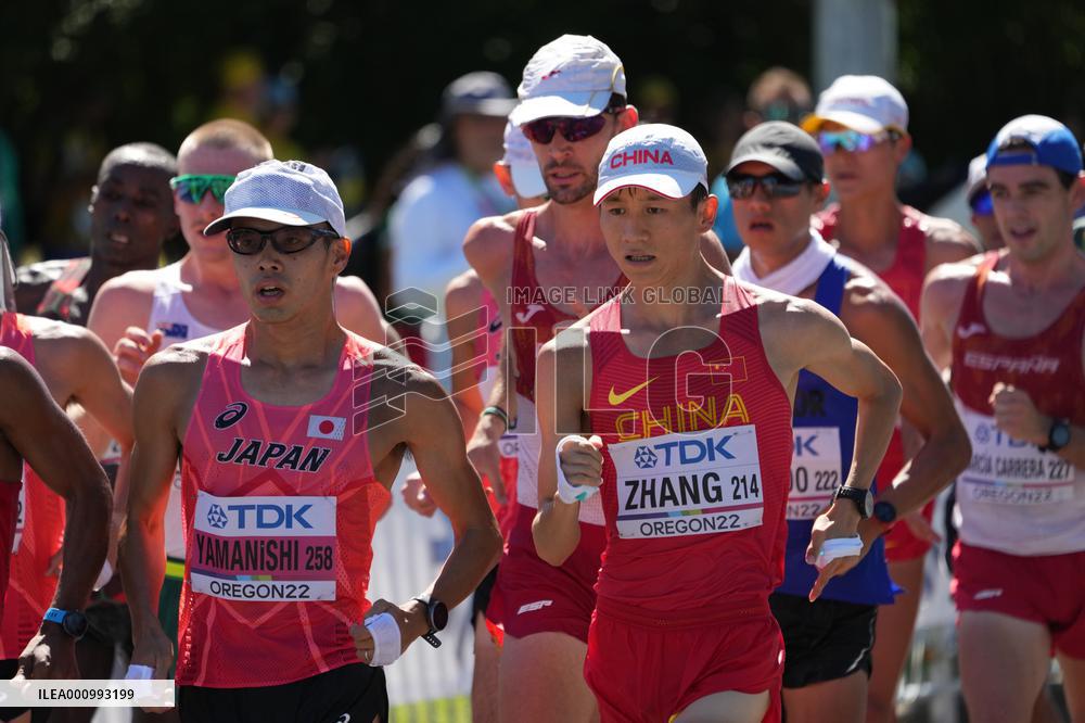 (SP)U.S.-EUGENE-ATHLETICS-WORLD CHAMPIONSHIPS-MEN'S 20KM RACE WALK