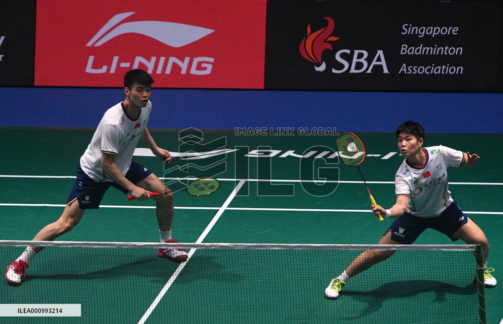 (SP)SINGAPORE-BADMINTON-SINGAPORE OPEN-MIXED DOUBLES