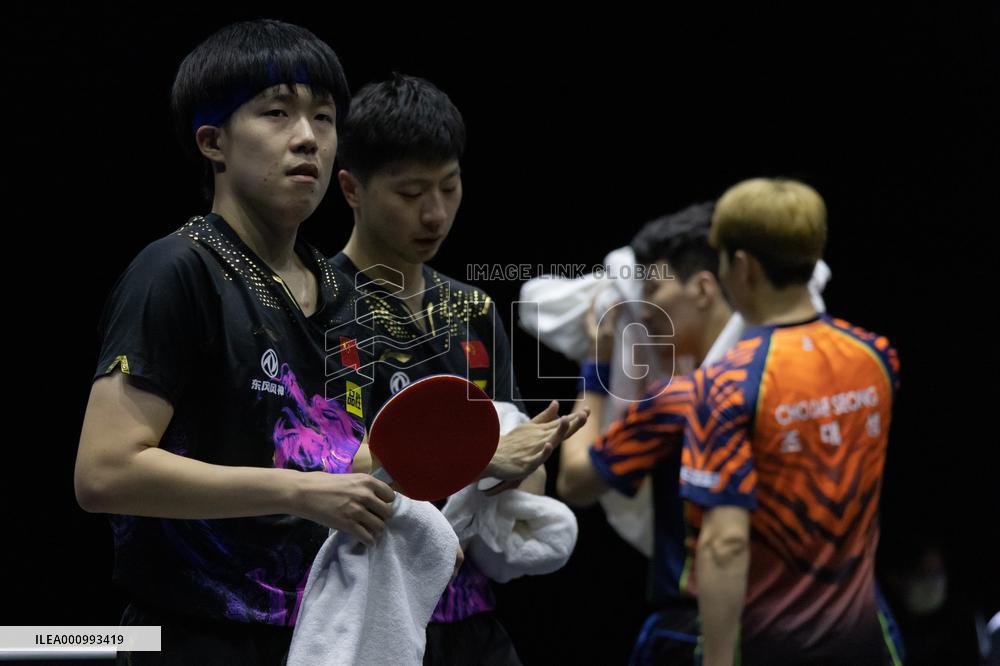 (SP)HUNGARY-BUDAPEST-TABLE TENNIS-WTT STAR CONTENDER-MEN'S DOUBLES