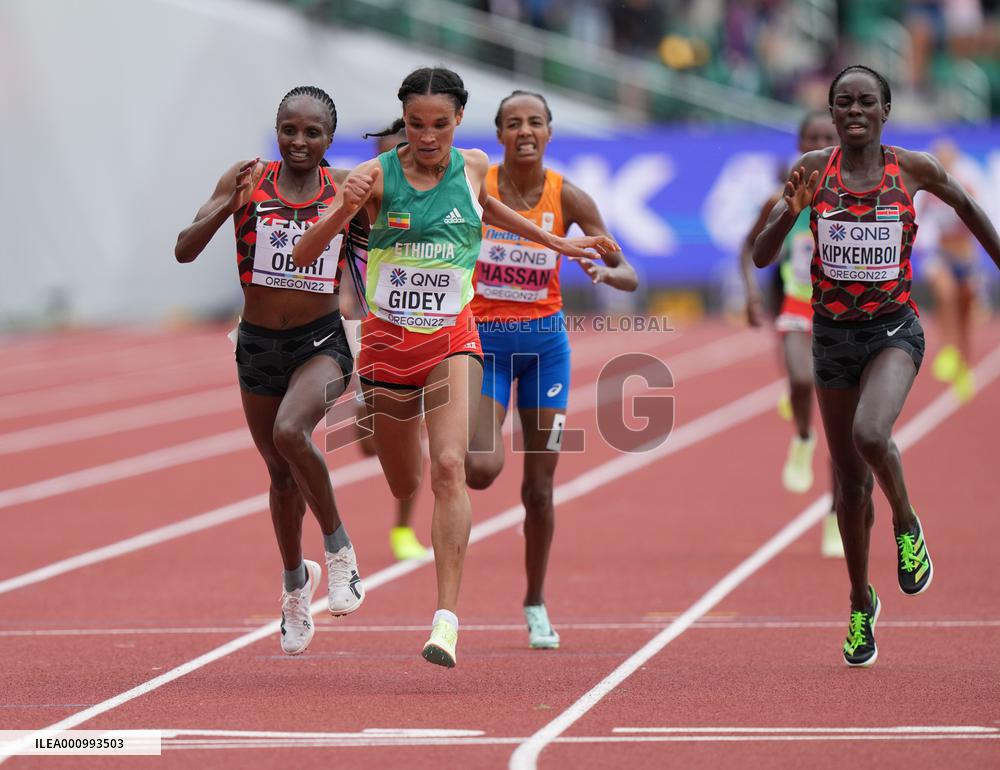 (SP)U.S.-EUGENE-ATHLETICS-WORLD CHAMPIONSHIPS-WOMEN'S 10000M FINAL