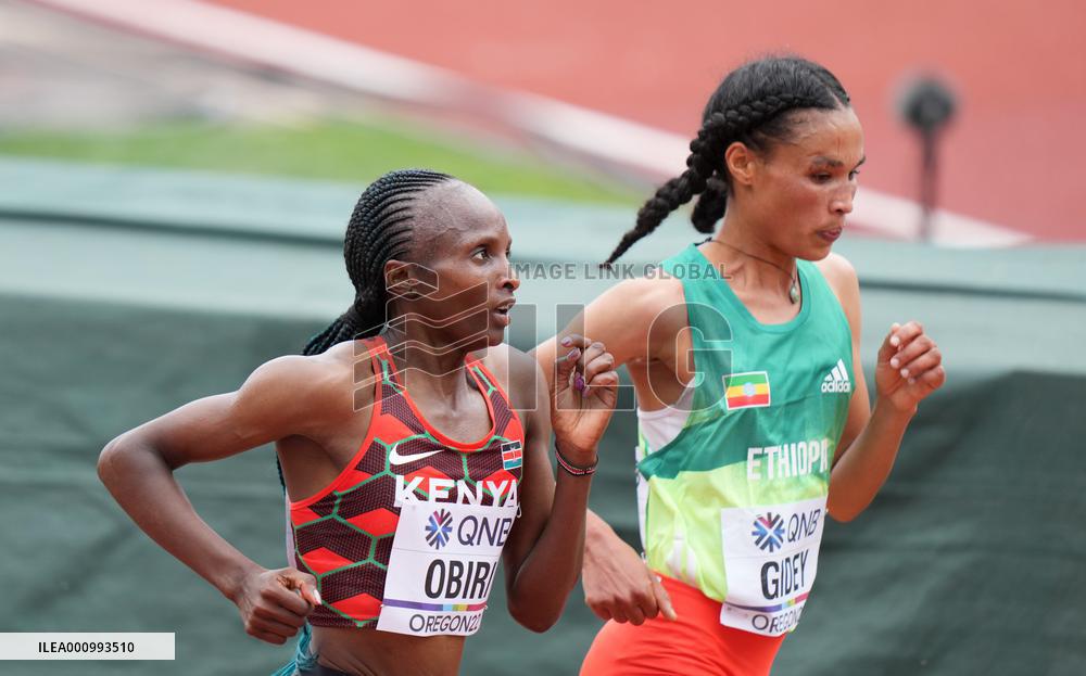 (SP)U.S.-EUGENE-ATHLETICS-WORLD CHAMPIONSHIPS-WOMEN'S 10000M FINAL