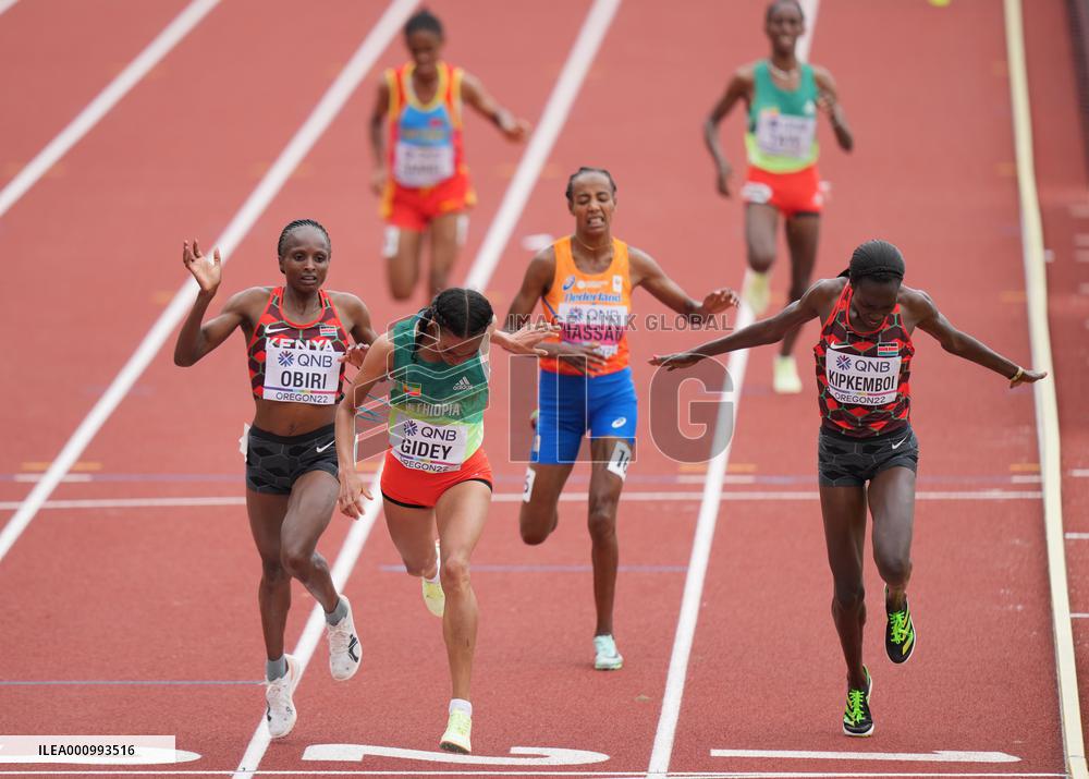 (SP)U.S.-EUGENE-ATHLETICS-WORLD CHAMPIONSHIPS-WOMEN'S 10000M FINAL