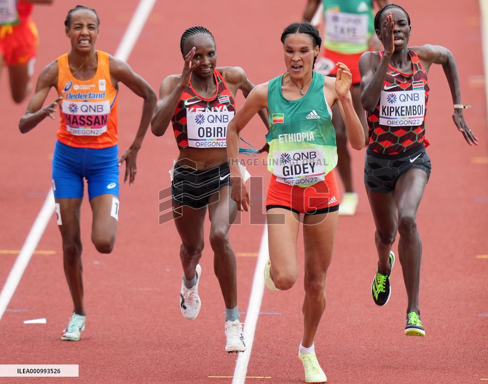(SP)U.S.-EUGENE-ATHLETICS-WORLD CHAMPIONSHIPS-WOMEN'S 10000M FINAL