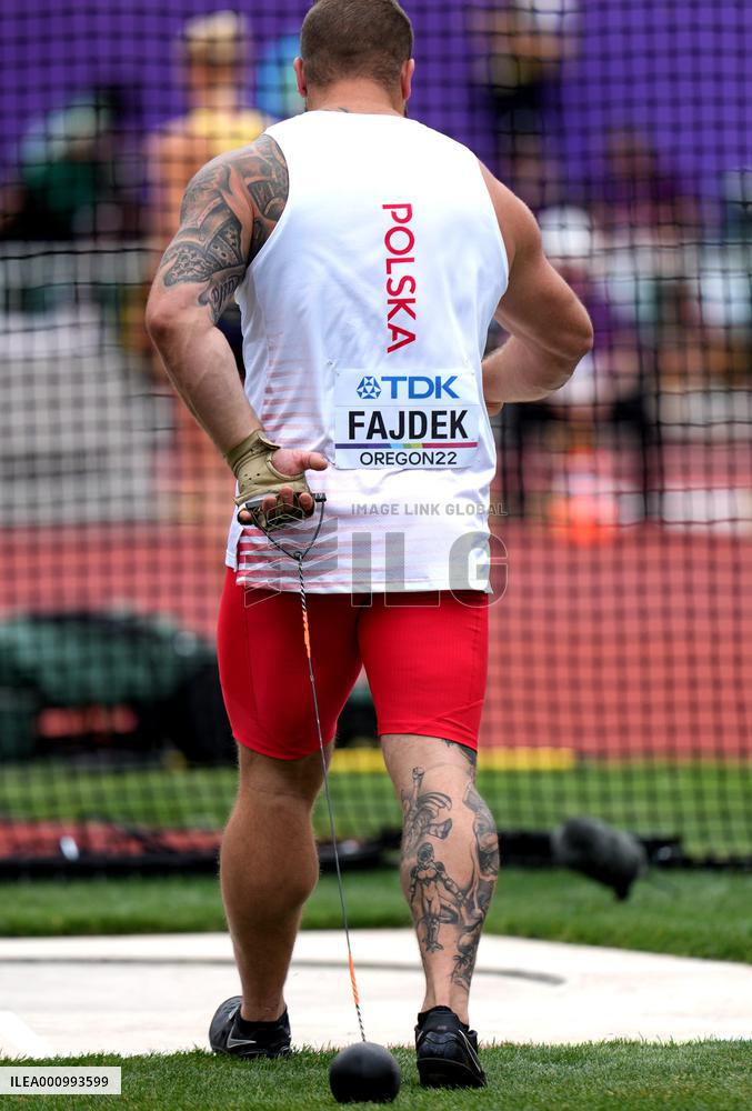 (SP)U.S.-EUGENE-ATHLETICS-WORLD CHAMPIONSHIPS-MEN'S HAMMER THROW FINAL