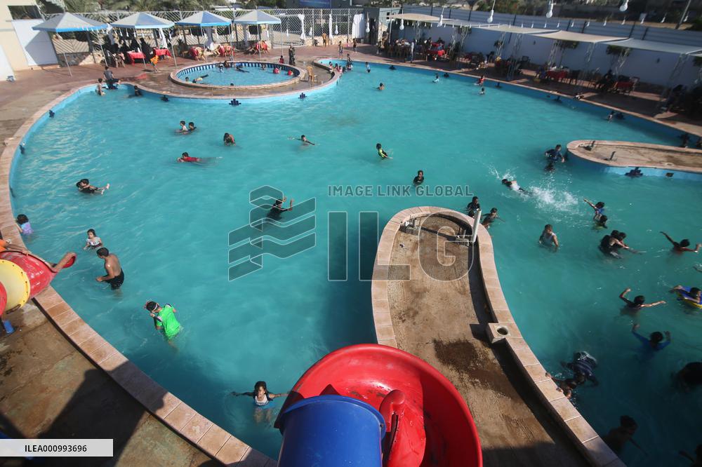 MIDEAST-RAFAH-POOL RECREATIONS