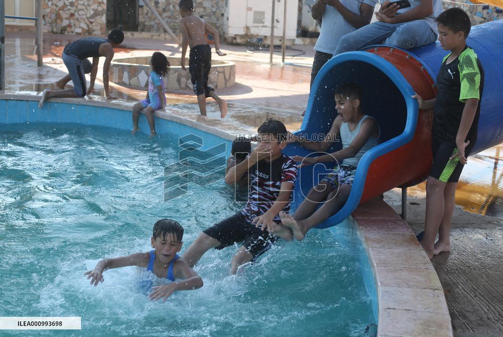 MIDEAST-RAFAH-POOL RECREATIONS