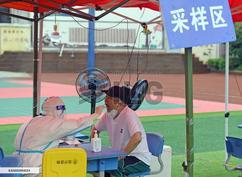 CHINA-ANHUI-BENGBU-COVID-19-TEST (CN)