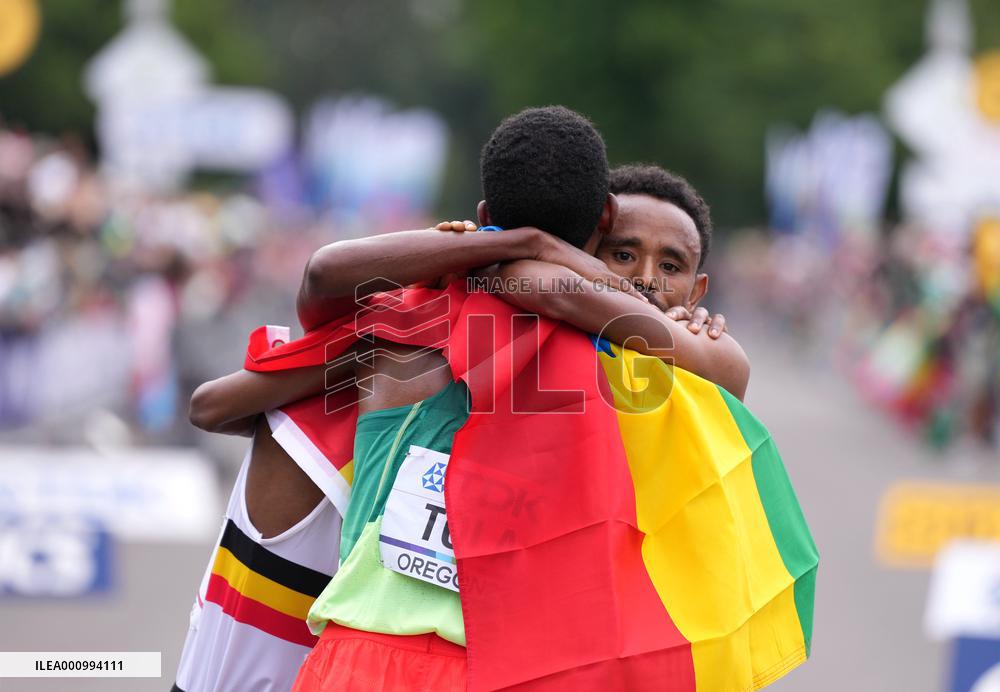 (SP)U.S.-EUGENE-ATHLETICS-WORLD CHAMPIONSHIPS-MEN'S MARATHON