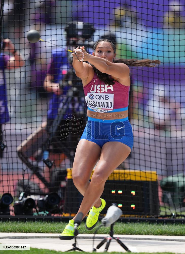 (SP)U.S.-EUGENE-ATHLETICS-WORLD CHAMPIONSHIPS-WOMEN'S HAMMER THROW FINAL