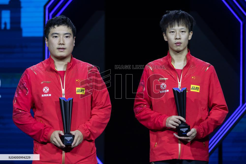 (SP) HUNGARY-BUDAPEST-WTT STAR CONTENDER-MEN'S DOUBLES-FINAL