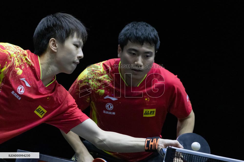 (SP) HUNGARY-BUDAPEST-WTT STAR CONTENDER-MEN'S DOUBLES-FINAL