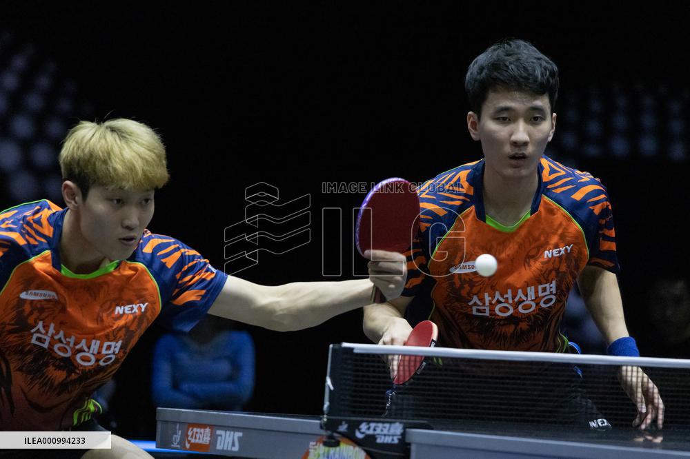 (SP) HUNGARY-BUDAPEST-WTT STAR CONTENDER-MEN'S DOUBLES-FINAL