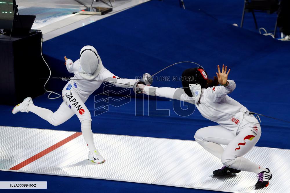 (SP)EGYPT-CAIRO-FENCING-2022 WORLD CHAMPIONSHIPS-WOMEN'S EPEE INDIVIDUAL