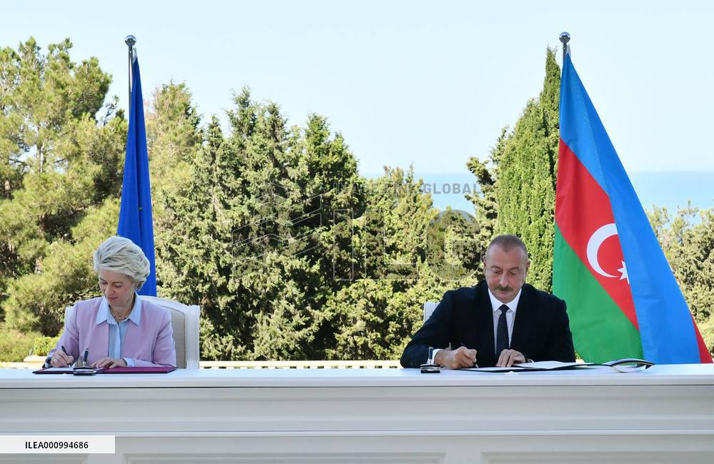 AZERBAIJAN-BAKU-EUROPEAN COMMISSION-PRESIDENT-VISIT