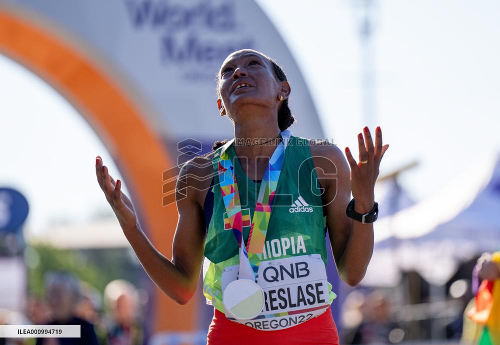 (SP)U.S.-EUGENE-ATHLETICS-WORLD CHAMPIONSHIPS-WOMEN'S MARATHON
