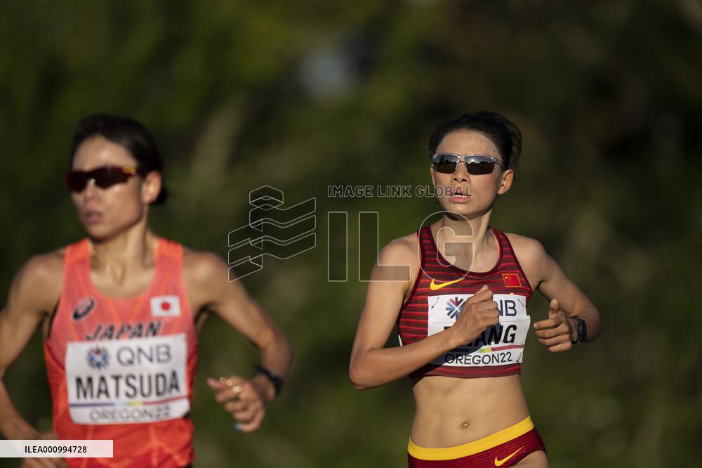 (SP)U.S.-EUGENE-ATHLETICS-WORLD CHAMPIONSHIPS-WOMEN'S MARATHON