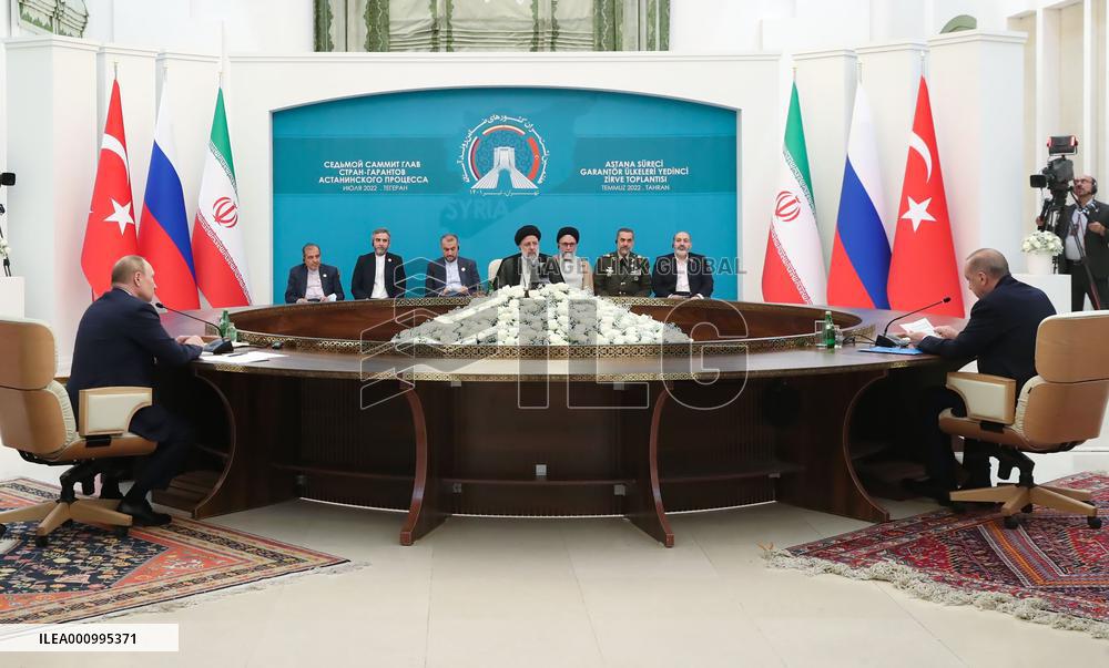 IRAN-TEHRAN-RUSSIA-TÜRKIYE-TRILATERAL MEETING