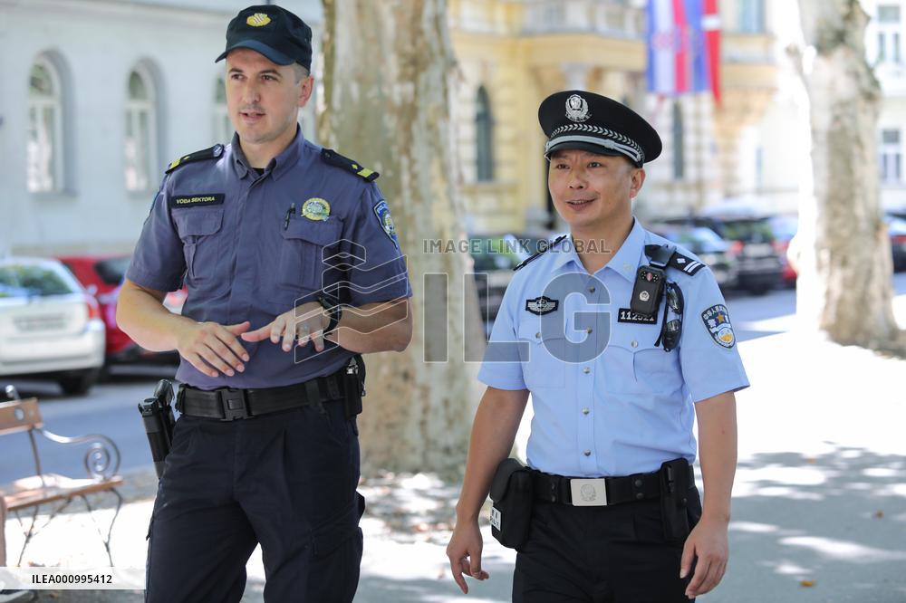 CROATIA-CHINA-POLICE-JOINT PATROL