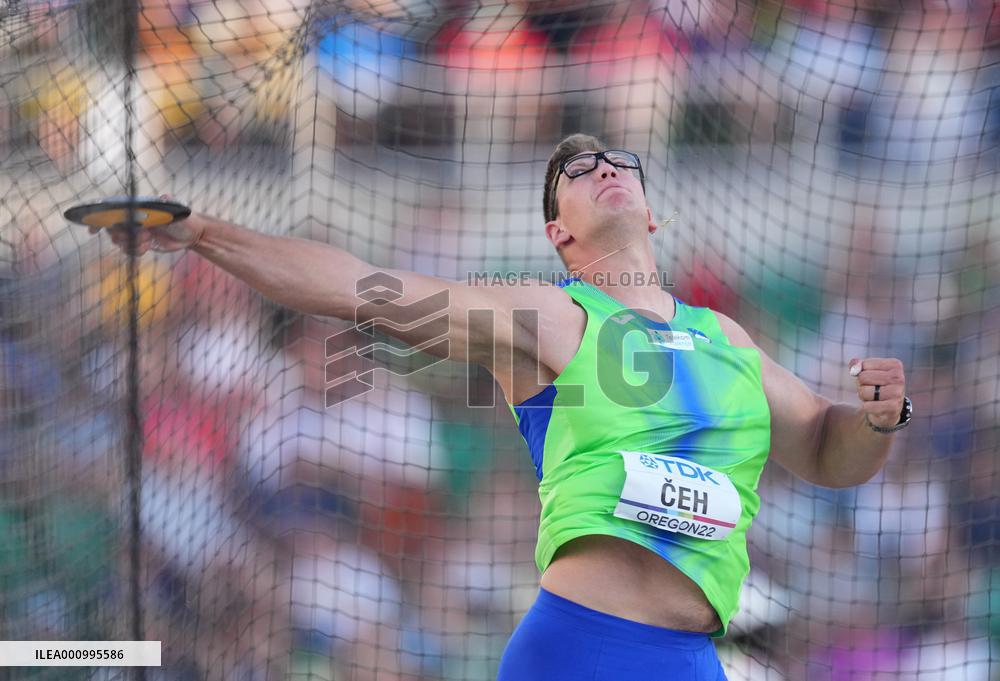 (SP)U.S.-EUGENE-ATHLETICS-WORLD CHAMPIONSHIPS-MEN'S DISCUS THROW-FINAL