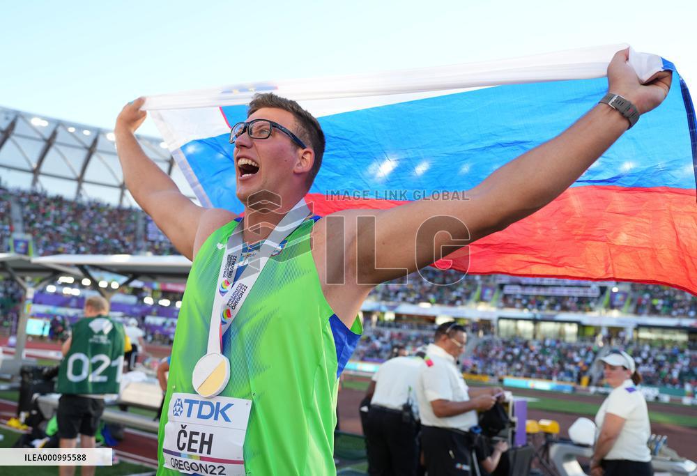 (SP)U.S.-EUGENE-ATHLETICS-WORLD CHAMPIONSHIPS-MEN'S DISCUS THROW-FINAL