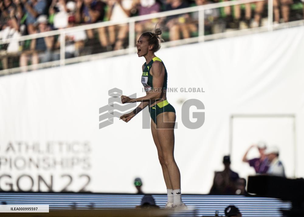 (SP)U.S.-EUGENE-ATHLETICS-WORLD CHAMPIONSHIPS-WOMEN'S HIGH JUMP FINAL