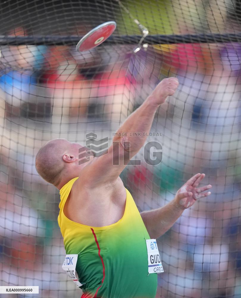 (SP)U.S.-EUGENE-ATHLETICS-WORLD CHAMPIONSHIPS-MEN'S DISCUS THROW-FINAL