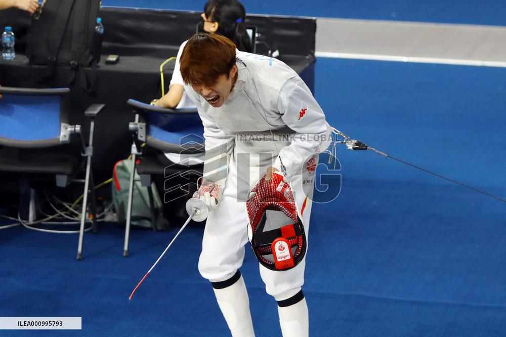 (SP)EGYPT-CAIRO-FENCING-2022 WORLD CHAMPIONSHIPS-MEN'S FOIL INDIVIDUAL